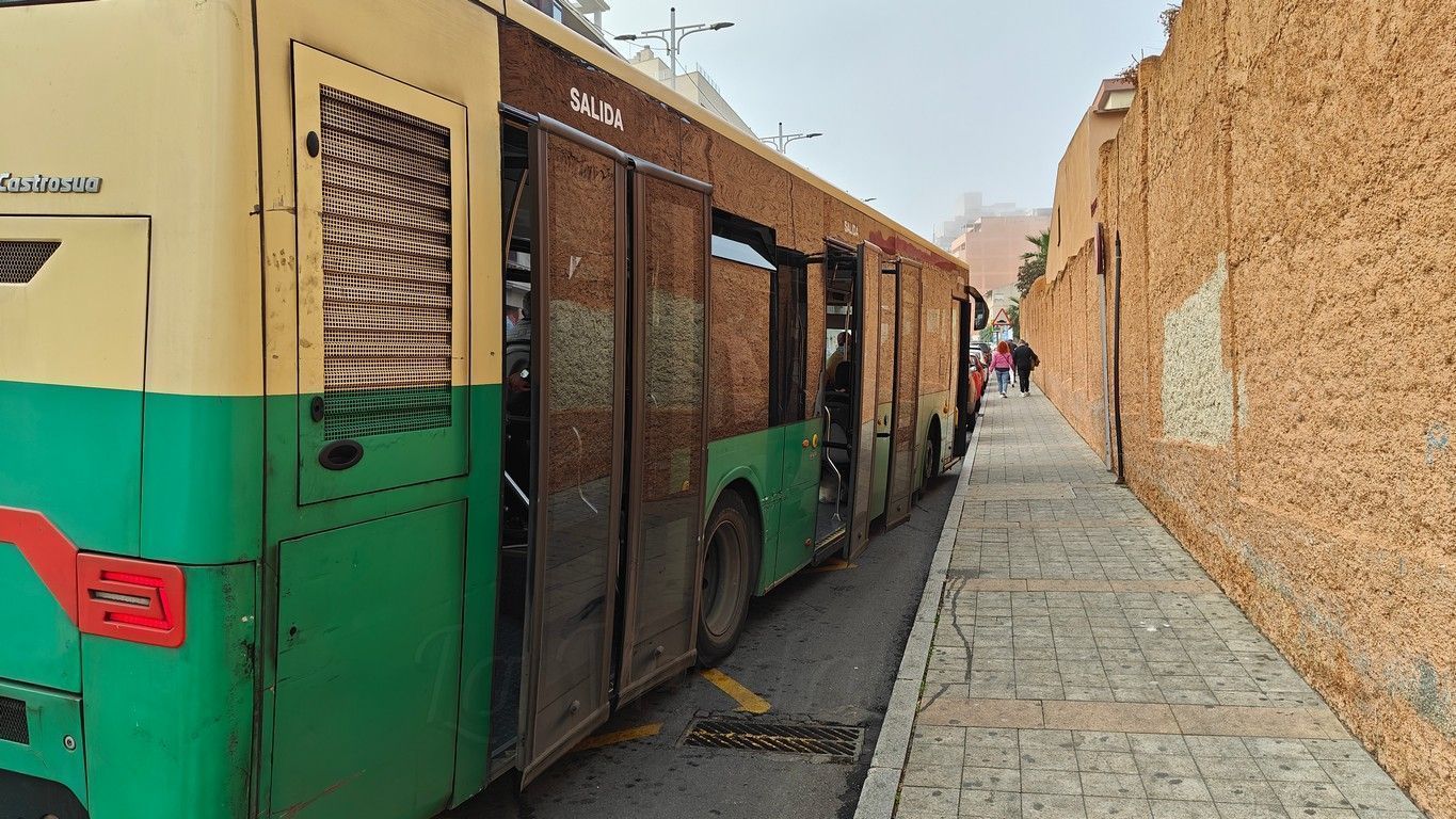 Mañana se interrumpe el servicio de autobuses en el Príncipe Alfonso